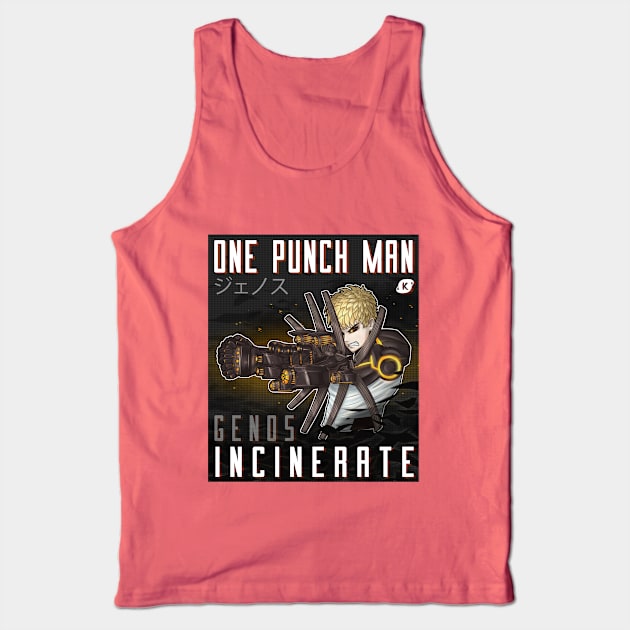 Genos Incinerate Tank Top by Kenox